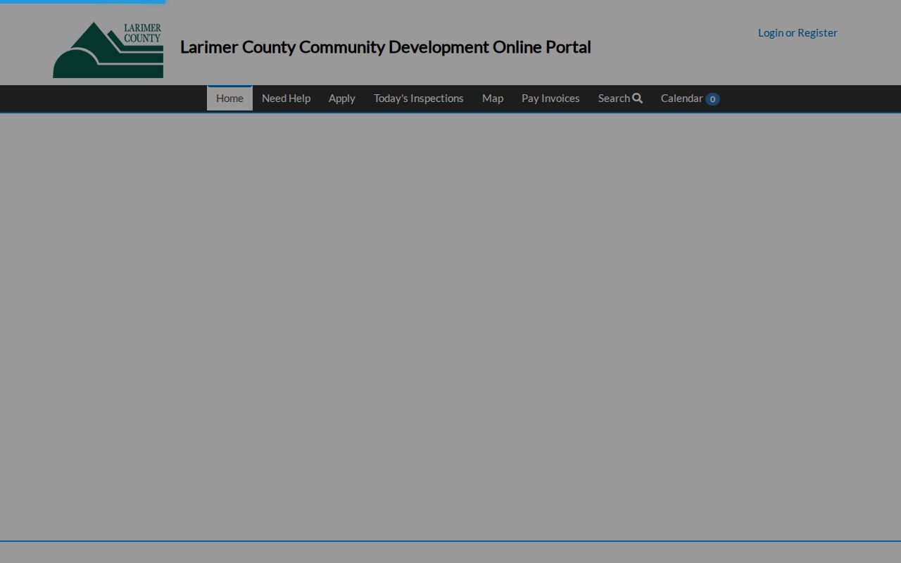 Larimer County street directory Citizen Self-Service address search